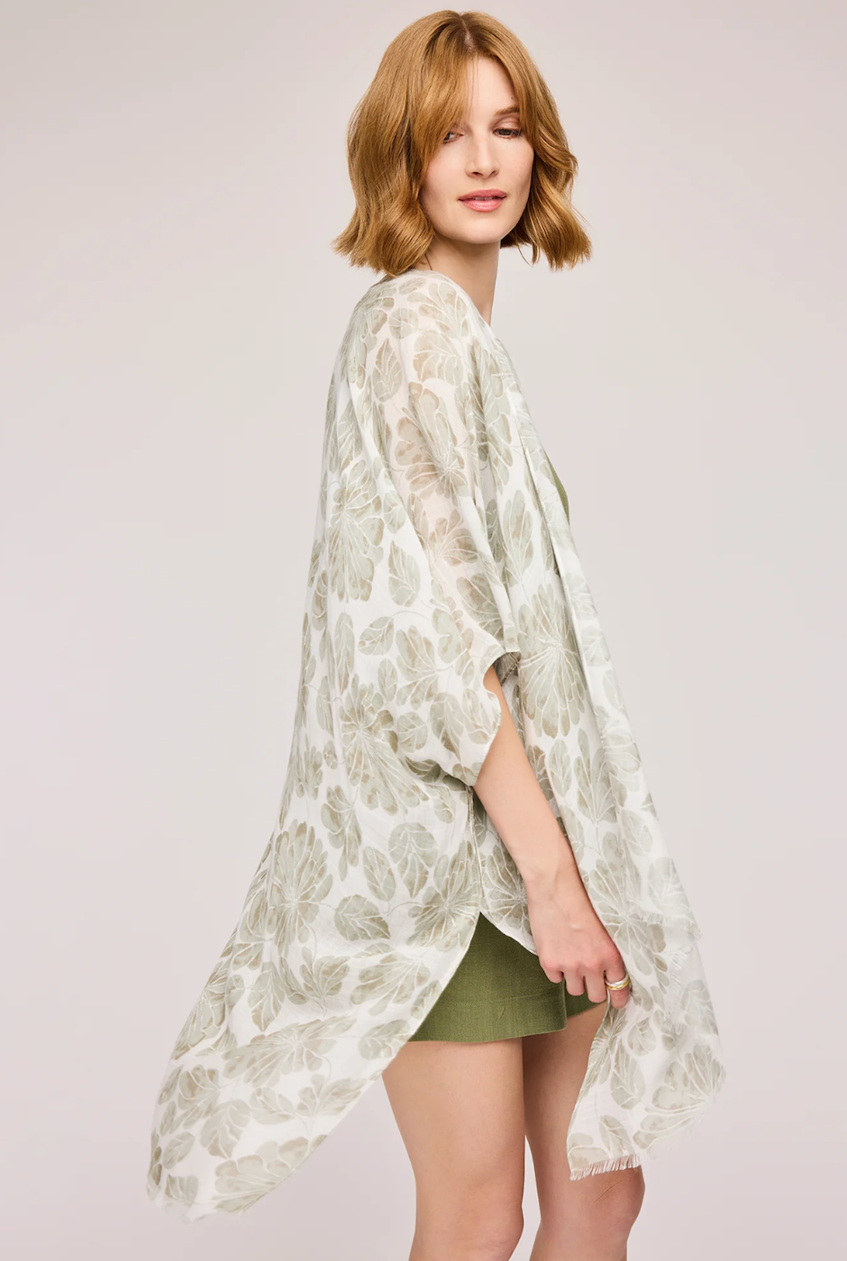 Gentle Fawn Dawn Cover-Up - Matcha Bloom One Size