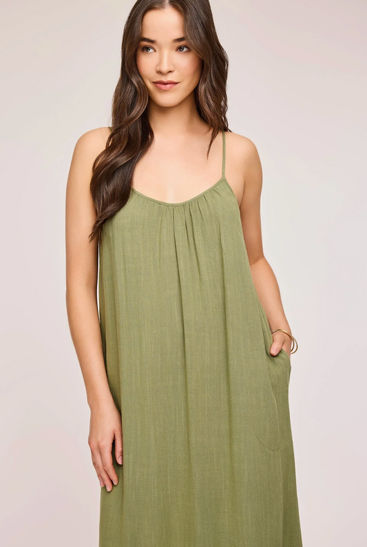 Gentle Fawn Brooke Dress - Matcha