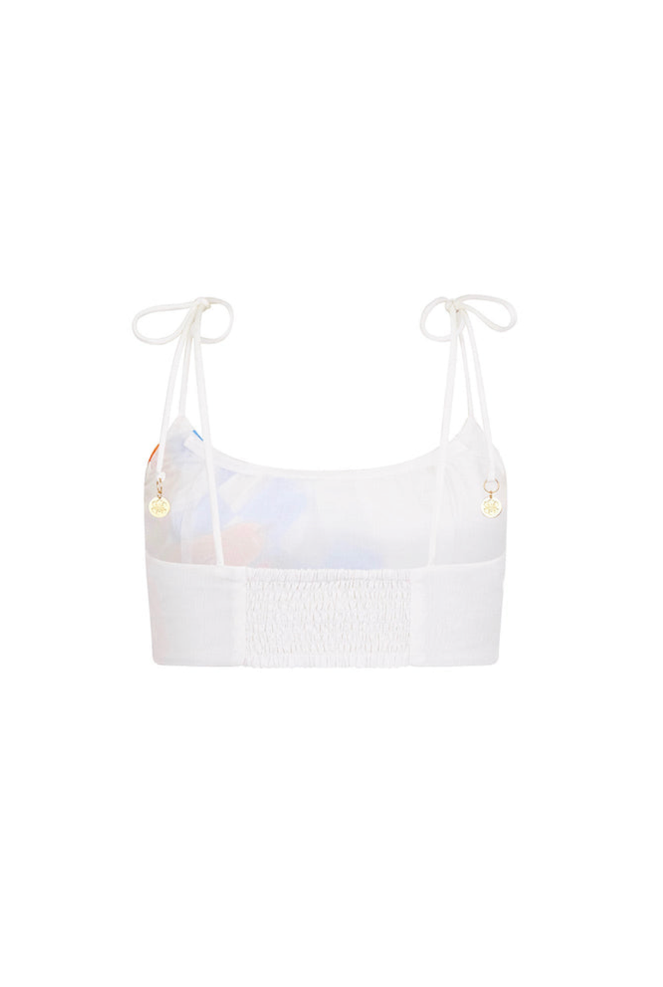 Kulani Kinis Gathered Tie Strap Crop - Suncatcher
