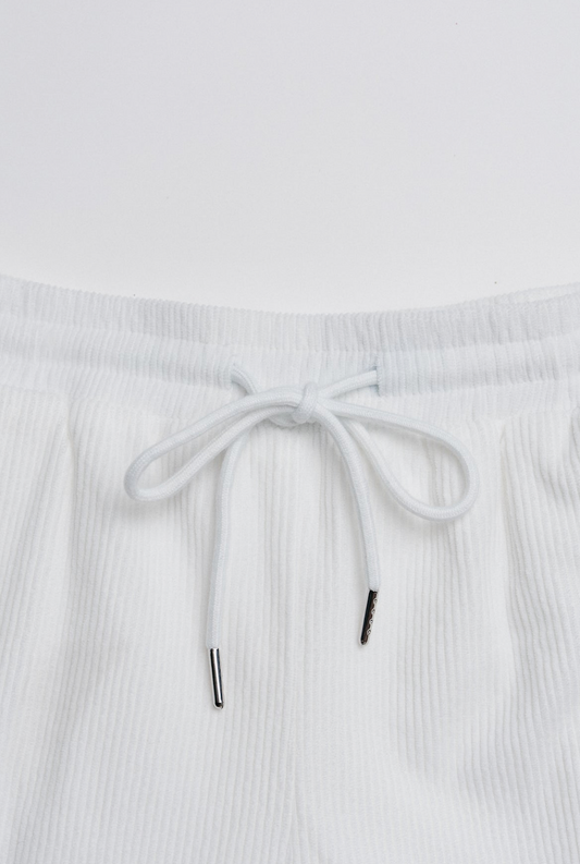 CHAMPLAIN CORDUROY SHORTS - WHITE