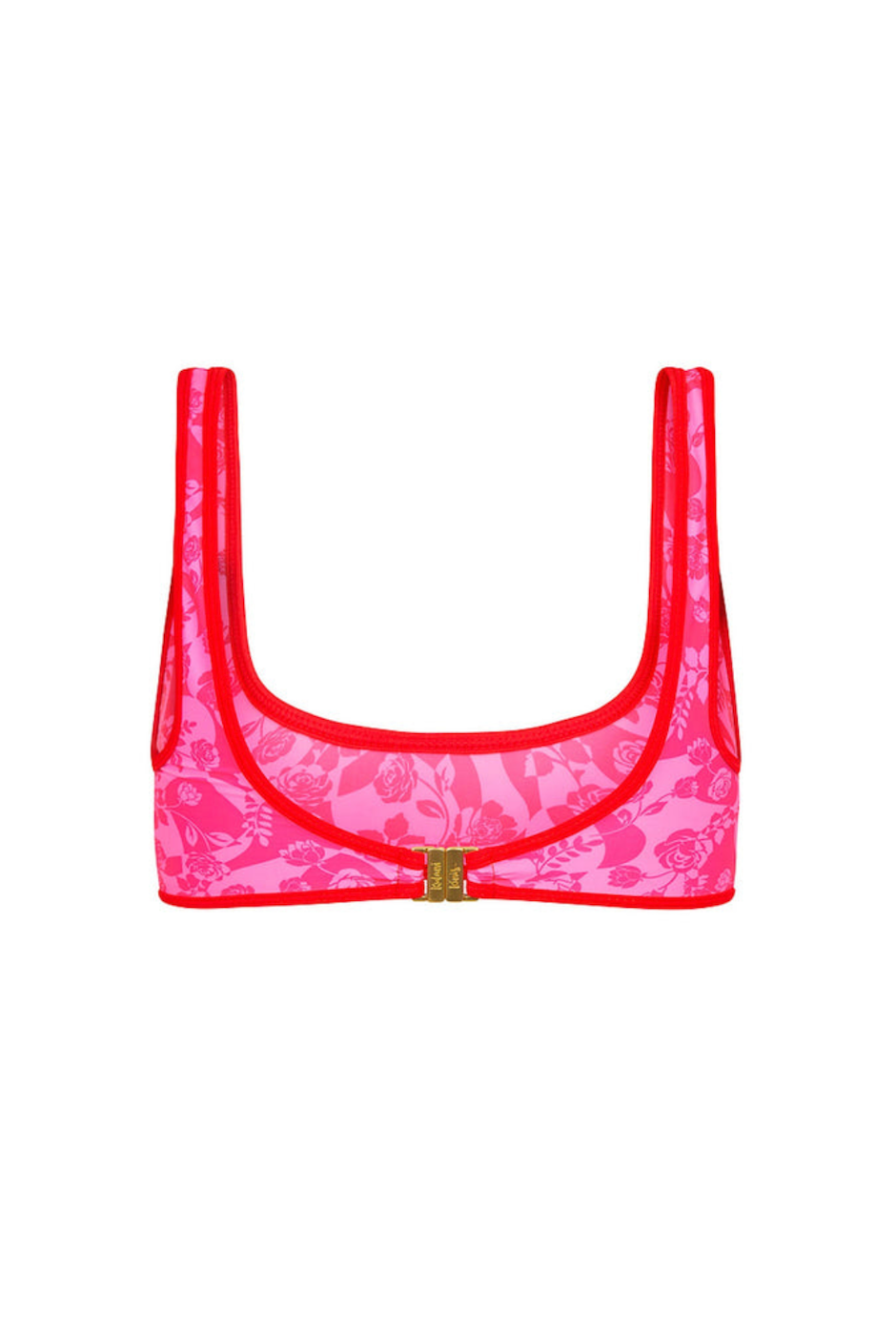 Kulani Kinis Bind Slim Scoop Bikini Top - Hearts Collide