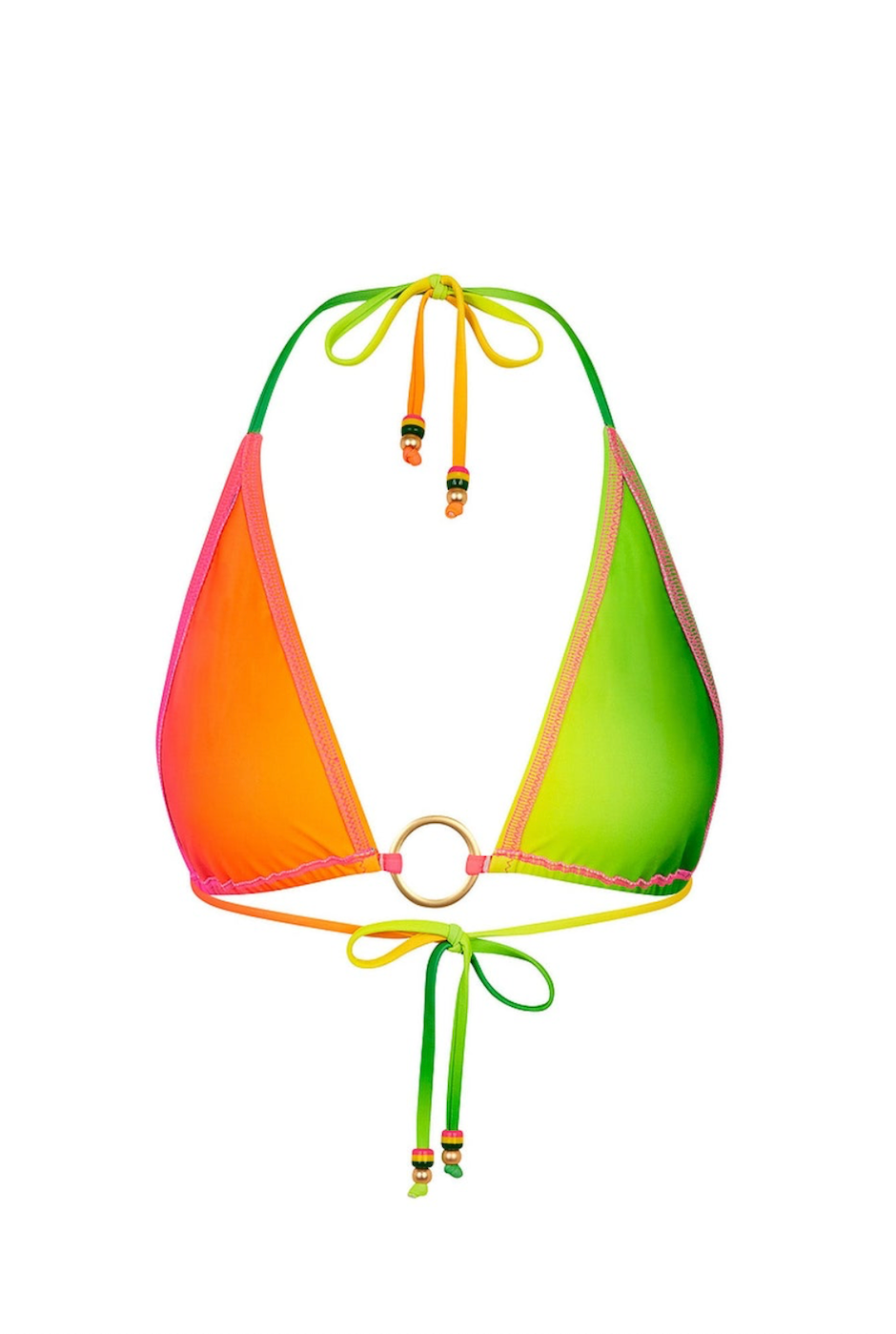 Kulani Kinis Ring Halter Bikini Top - Island Escape