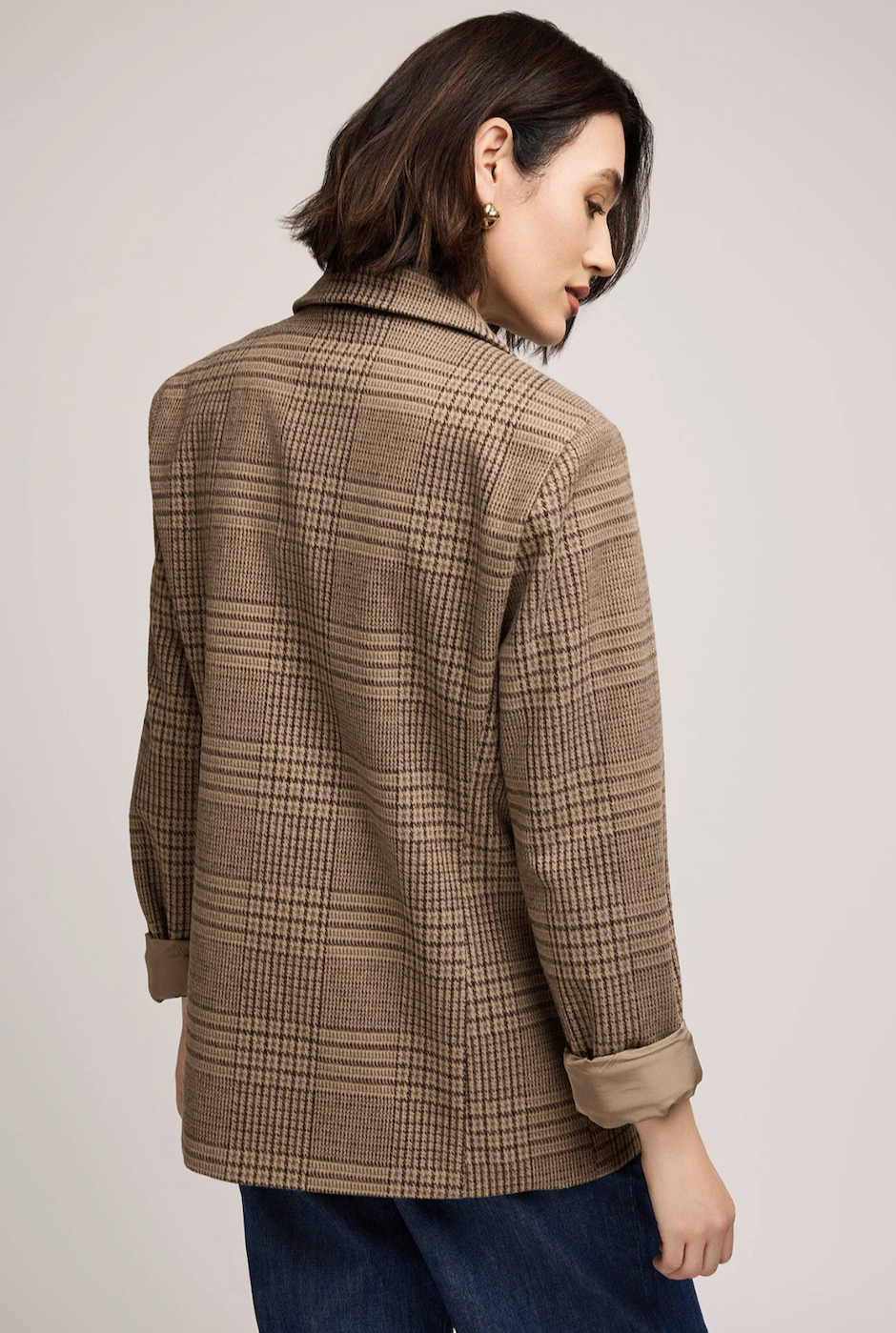 Gentle Fawn Sapphira Jacket - Chocolate Glencheck