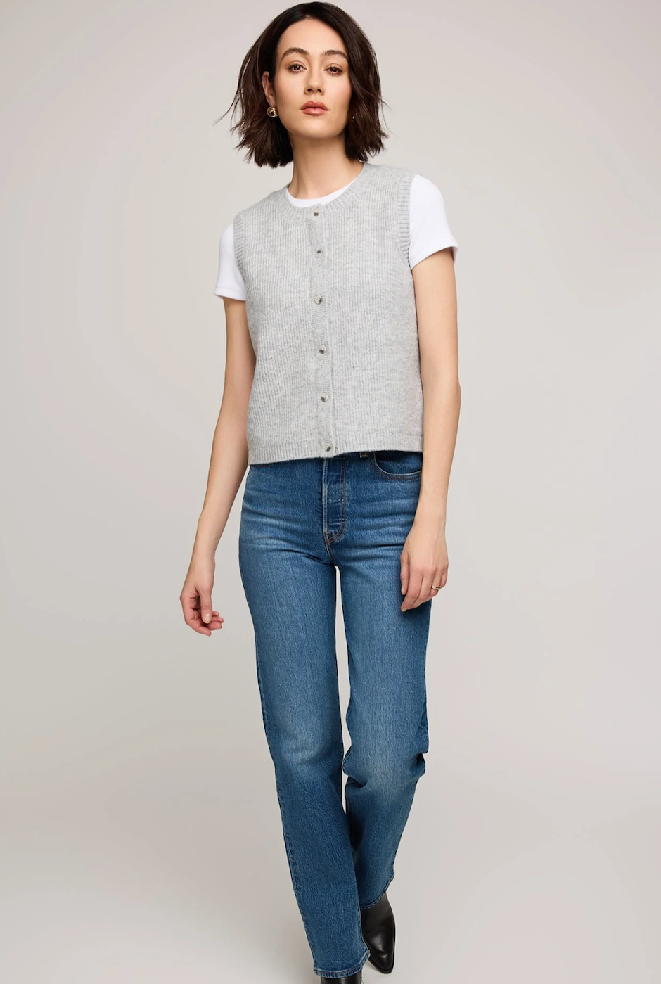 Gentle Fawn Winnie KNit Tank Top - Heather Ash