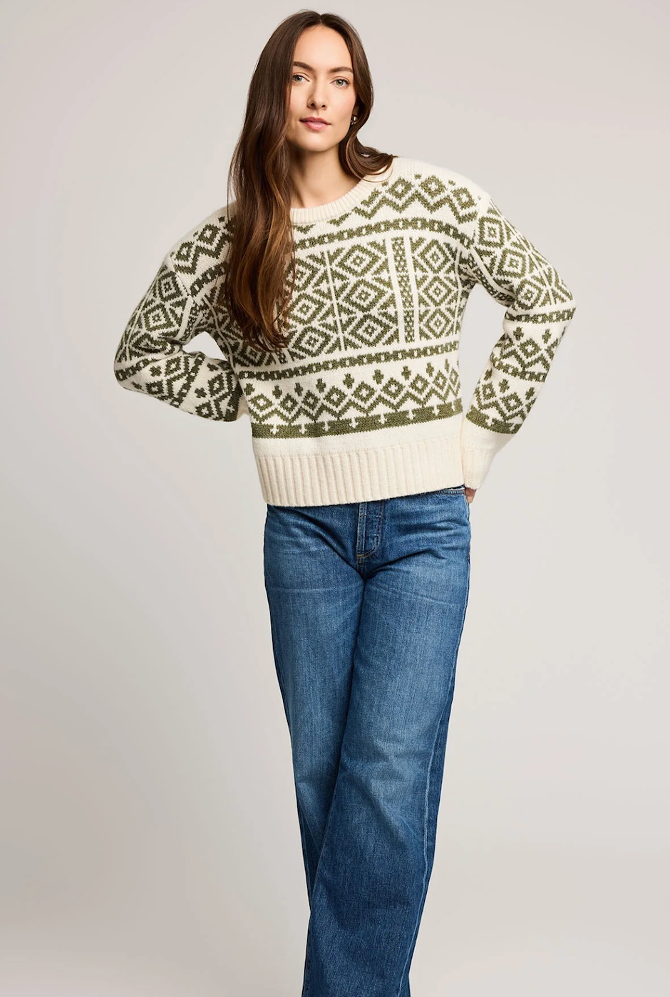 Gentle Fawn Cypress Pullover Sweater - Heather Moss
