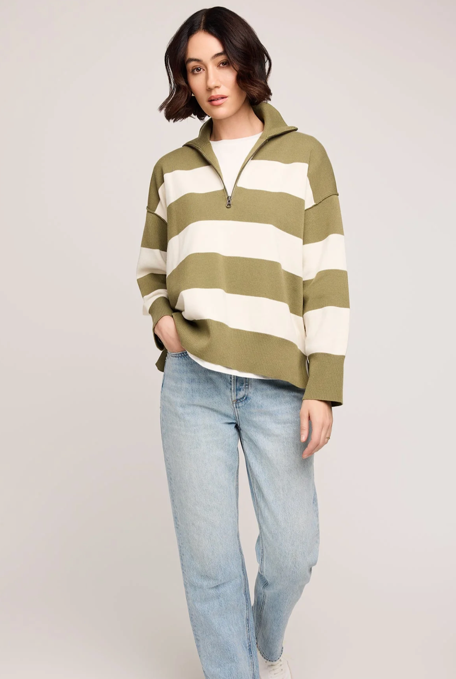 Gentle Fawn Idris Striped Sweater - Ivy Stripe