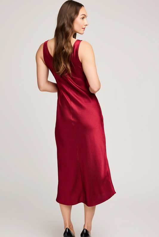Gentle Fawn Astra Midi Dress - Crimson