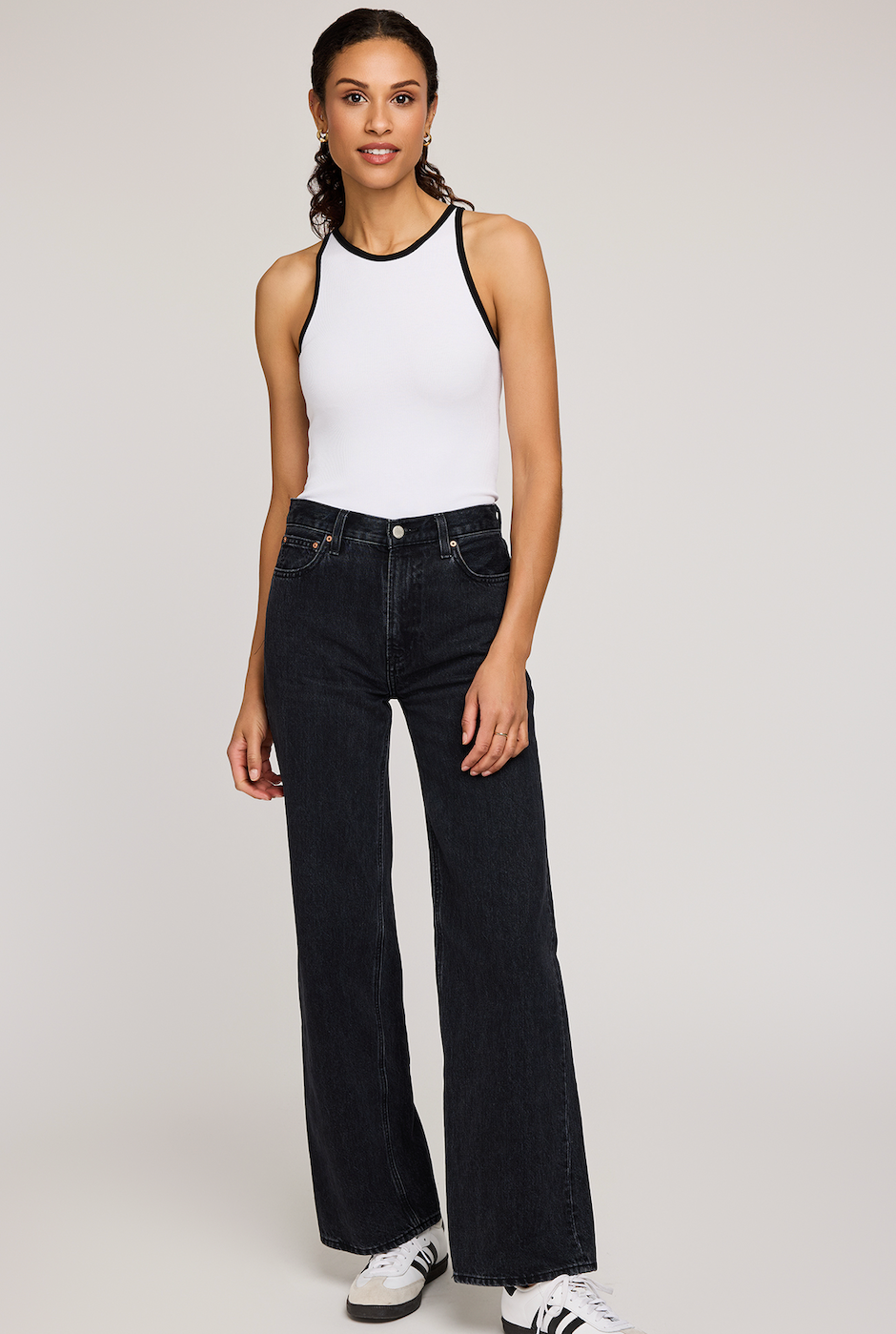 Gentle Fawn Ronan Ringer Tank - White