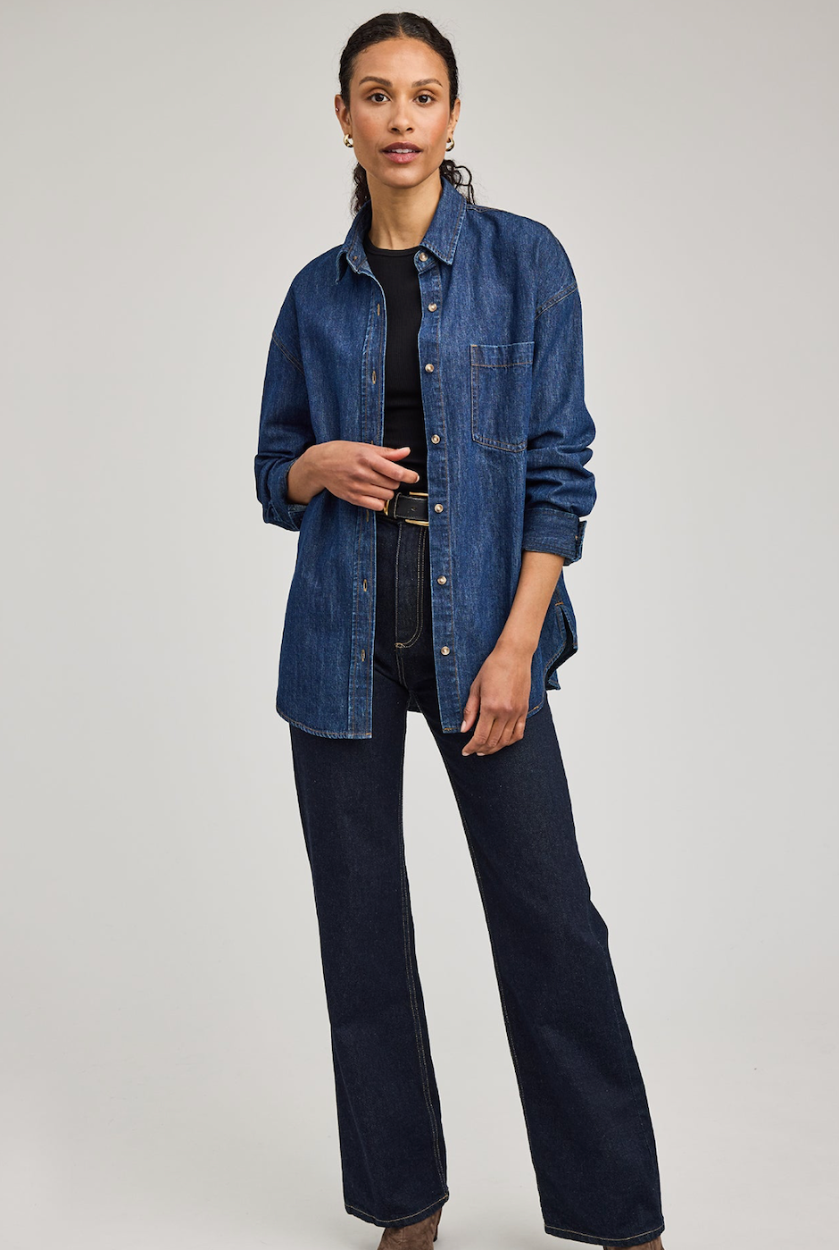 Gentle Fawn Whitney Denim Button Down Shirt