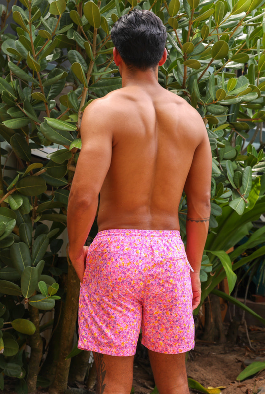 Kulani Kinis Men's Swim Trunks - Gelato Bloom