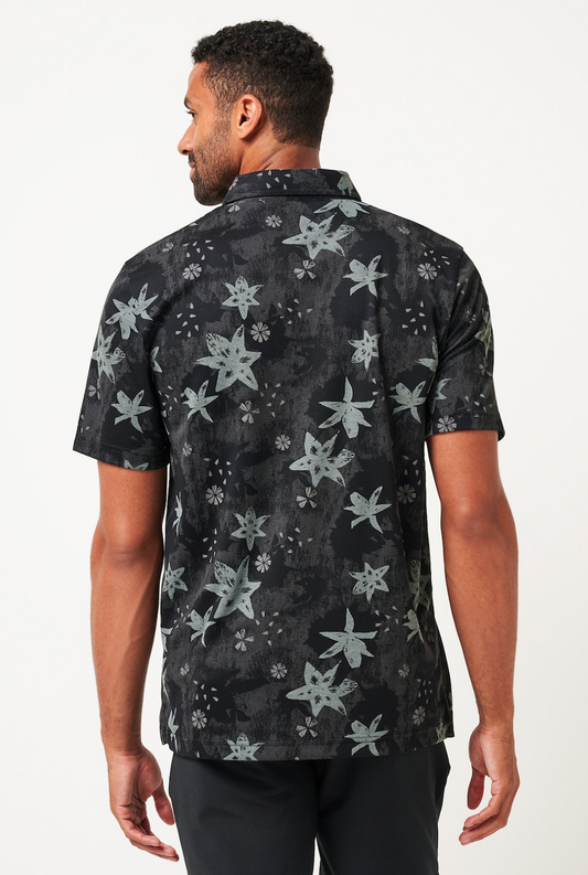 TravisMathew Trek Tide Polo - Black