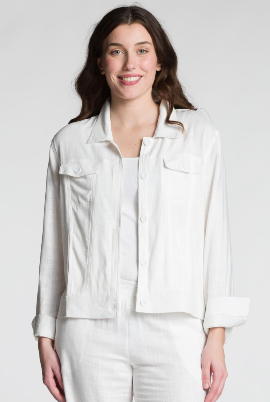 DKR & Co Long Sleeve Button Front Jacket