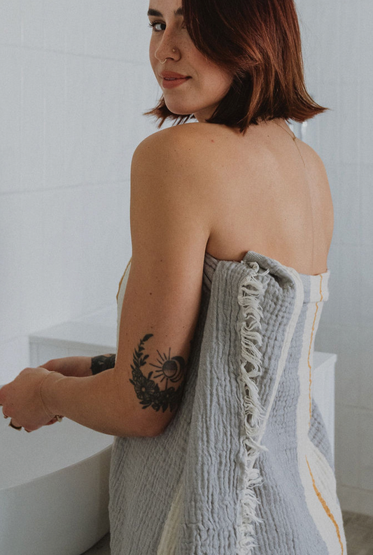 Pokoloko - Crinkle Towel Dove