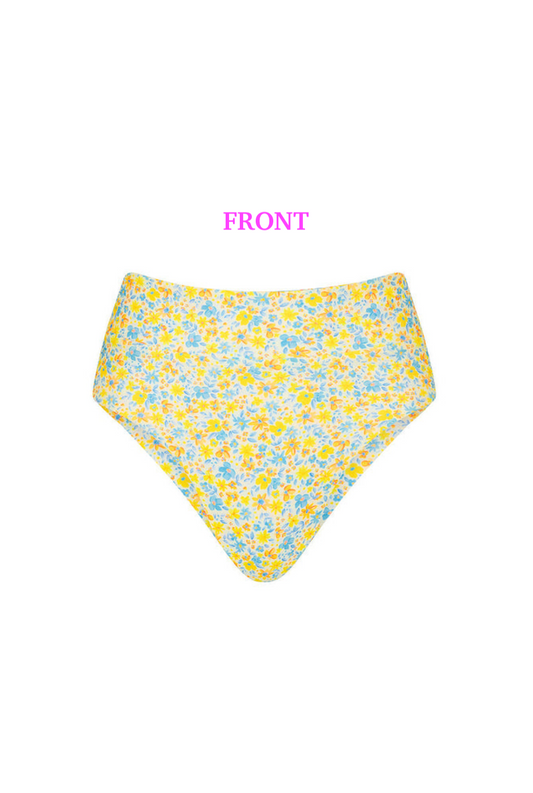 Kulani Kinis High Hip Cheeky Bikini Bottom - Dreamy Daze