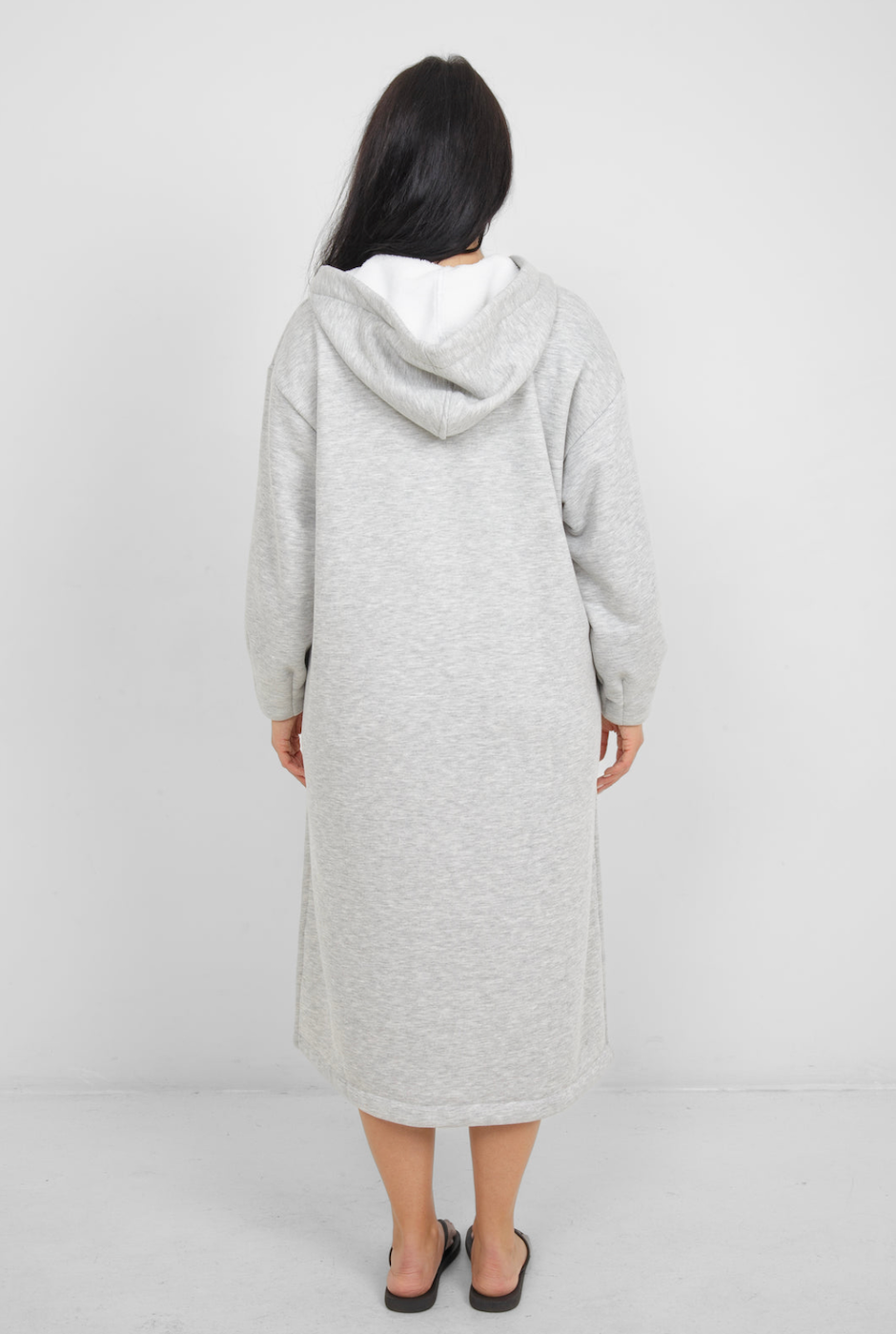 Tofino Towel Co. The Rails Terry Zip Cover Up w/Hood - Grey