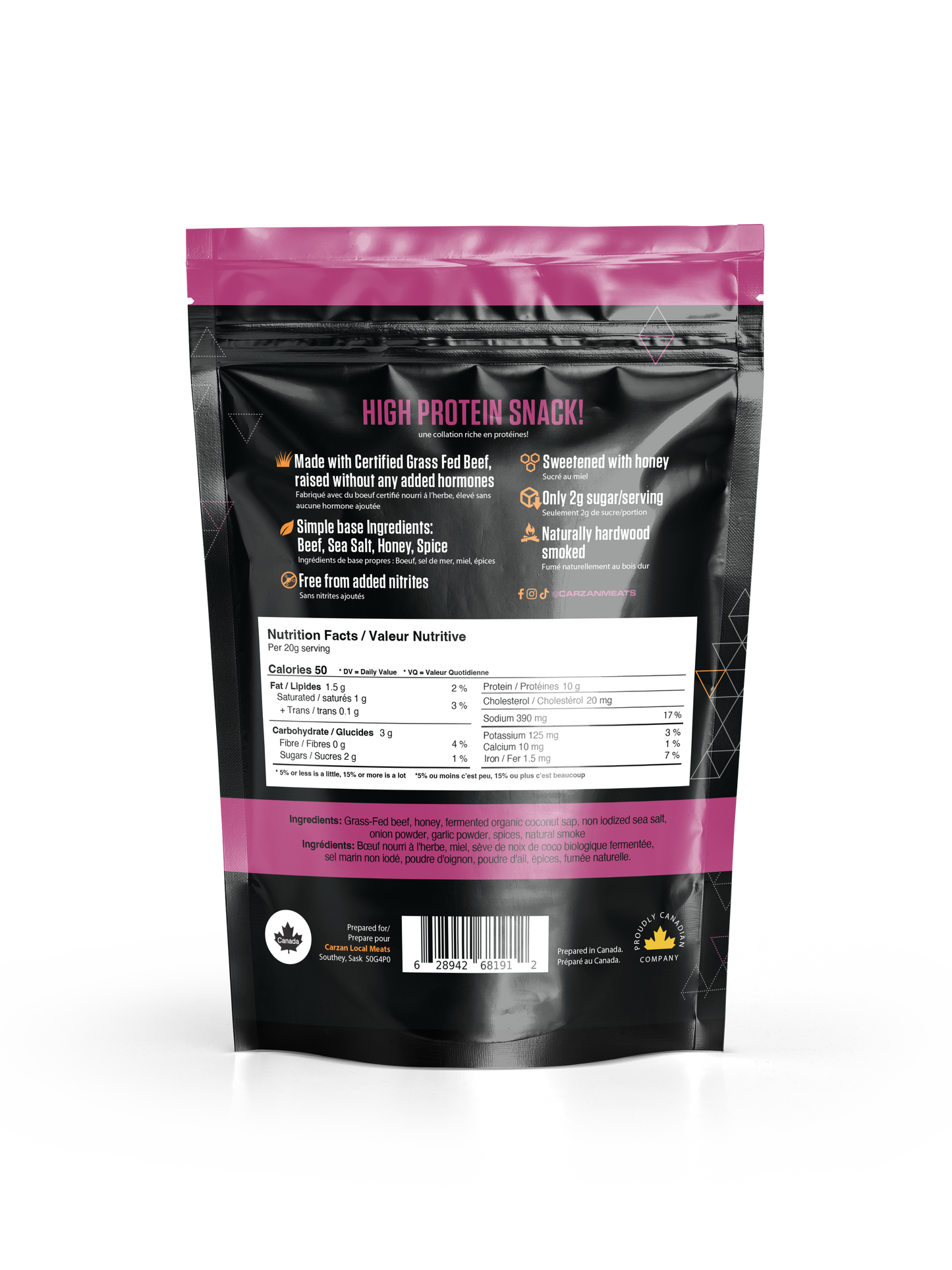 Carzan Ginger Beef Jerky