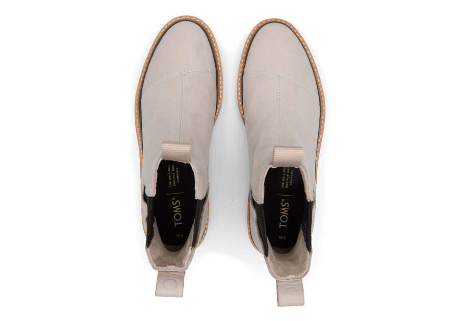 TOMS DAKOTA WATER RESISTANT OILED NUBUCK MUSHROOM