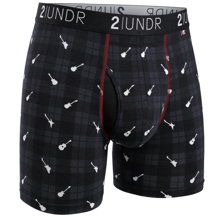 2UNDR SWING SHIFT PRINTS BOXER BRIEF ROCKIN' PLAID