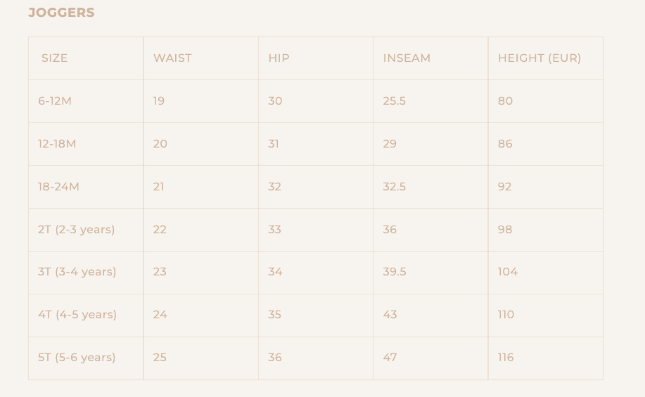 LOVE KO ORGANIC JOGGERS SAGE