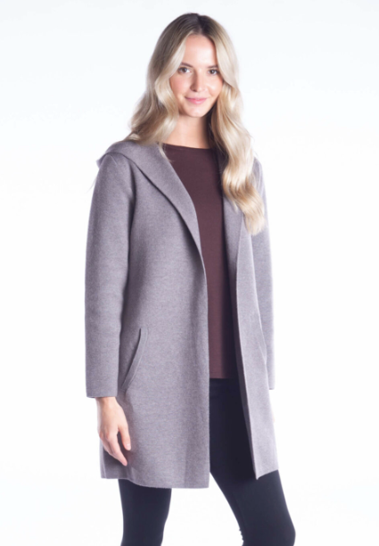 VESTE À CAPUCHE À MANCHES LONGUES DKR & CO ARGENT