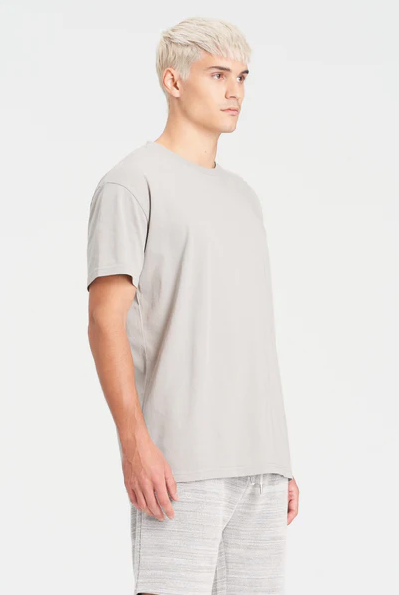 KUWALLA TEE ORGANIC VINTAGE TEE SILVER