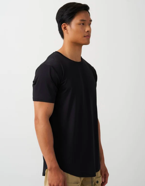 KUWALLA TEE TEK SCOOP TEE BLACK