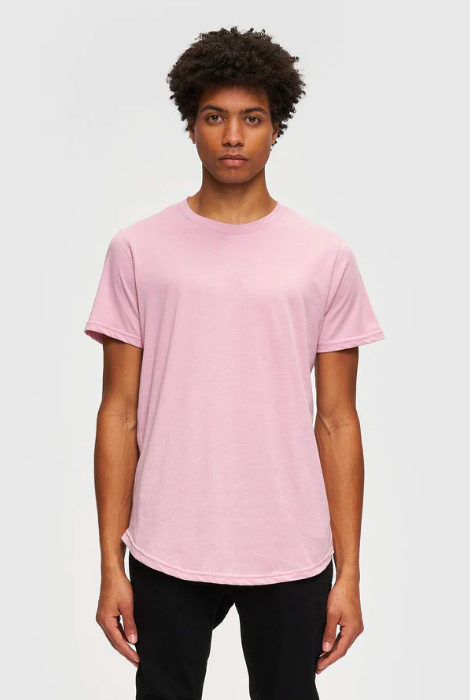 KUWALLA EAZY SCOOP TEE DUSTY PINK