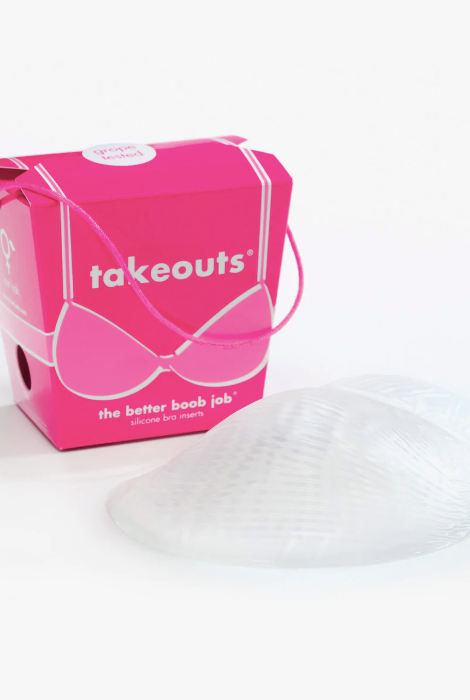 COMMANDO ENLÈVE LES INSERTS DE SOUTIEN-GORGE EN SILICONE TRANSPARENTS