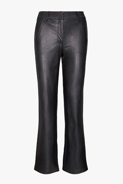 COMMANDO FAUX LEATHER TROUSER BLACK