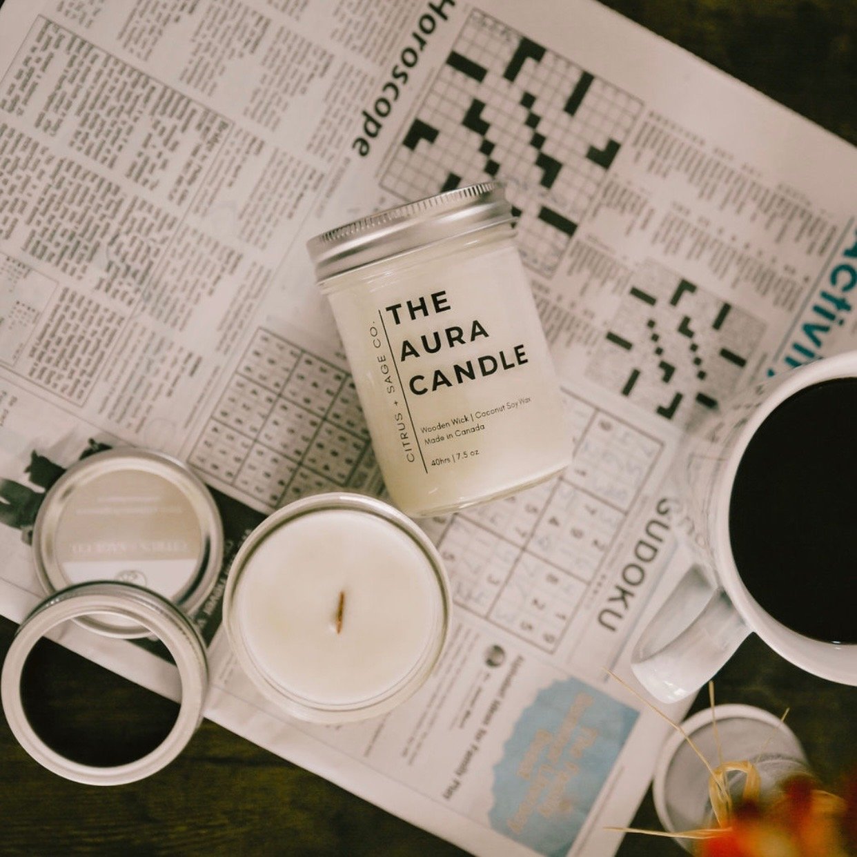 Citrus + Sage Co. The Aura Candle