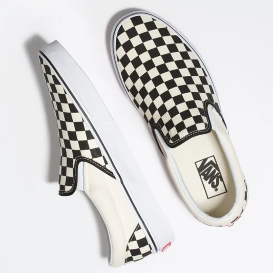 VANS CLASSIC SLIP-ON BLACK & WHITE CHECKERBOARD