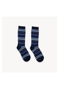 Pokoloko Crew Alpaca Socks in Lapis Lazuli, soft Peruvian baby alpaca crew socks