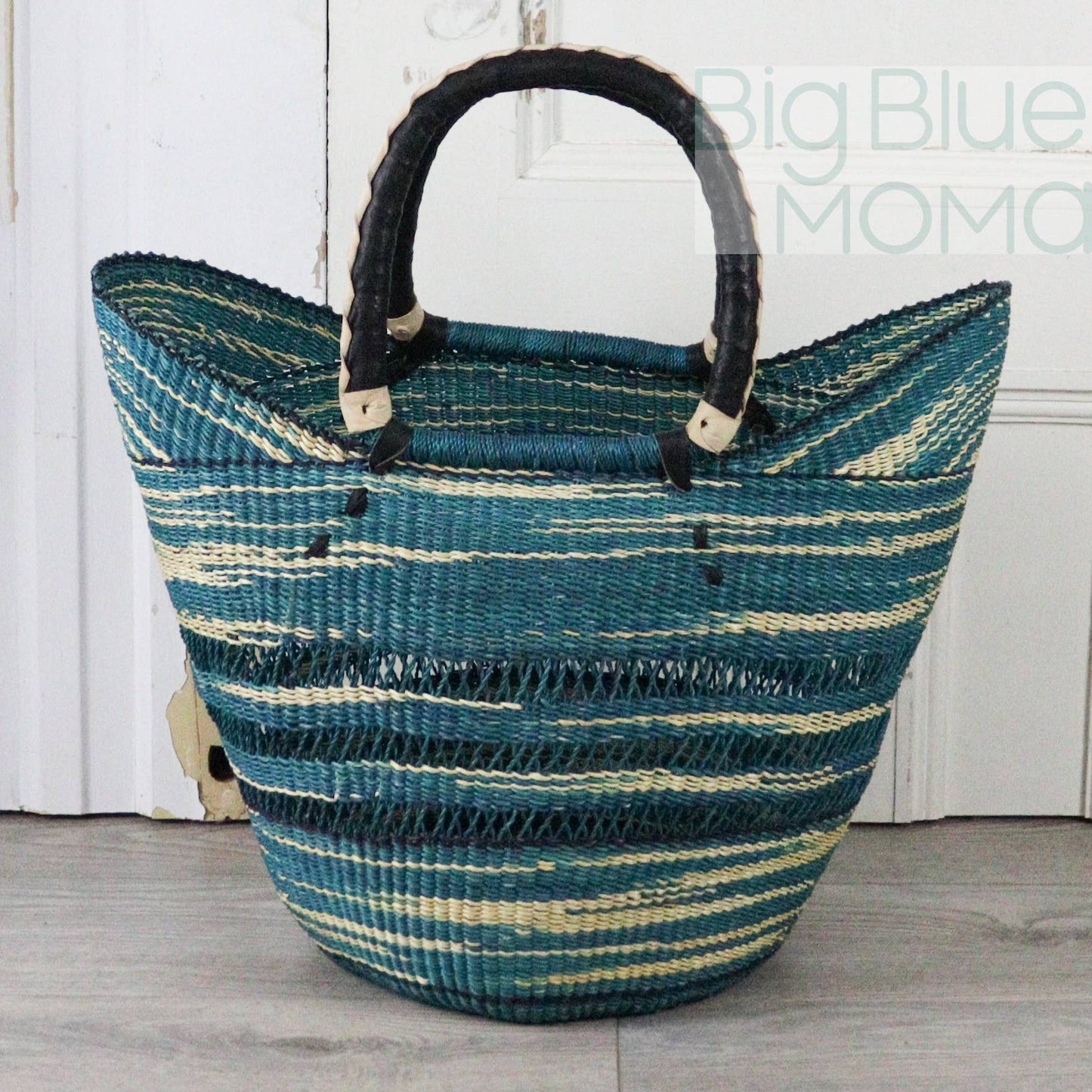 Big Blue Moma U Shopper Large - Traditional Palette