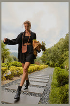 Pokoloko Crinkle Relaxed Shorts in Black