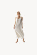 Pokoloko Crinkle Strappy Dress in Cream