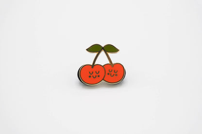 Cute Cherries - enamel pin 🍒