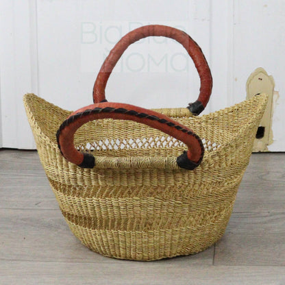 Big Blue Moma U Shopper Small Wide Mouth - Natural Palette  