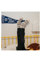 Pokoloko Alpaca Print kids socks in White with repeating alpaca motif