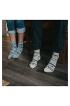 Pokoloko Alpaca Print kids socks in White with repeating alpaca motif