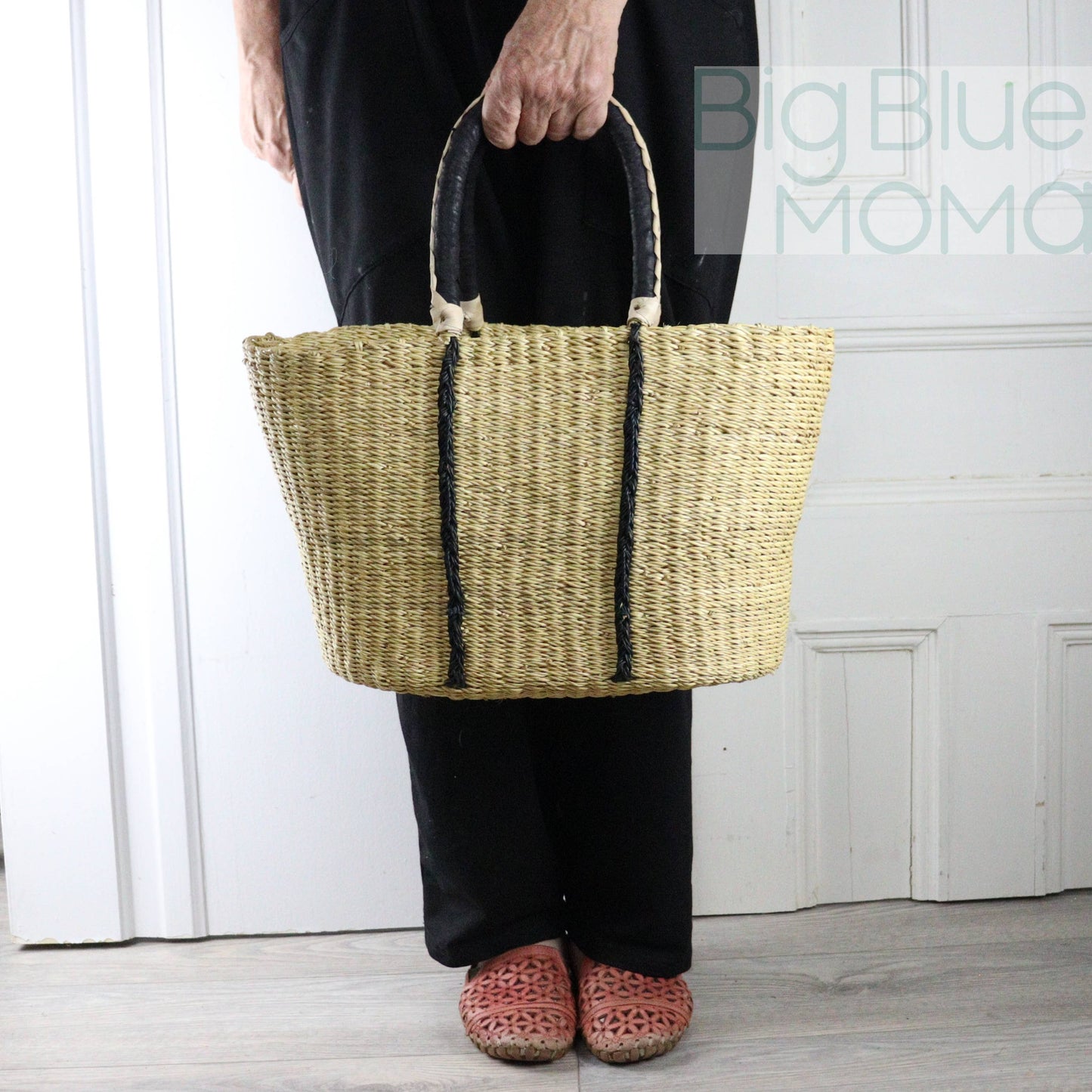 Big Blue Moma Braided Shopper