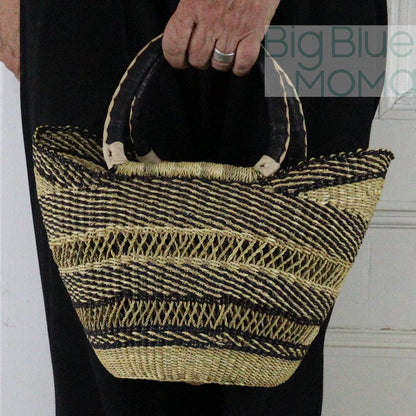 Big Blue Moma U Shopper Small - Natural Palette