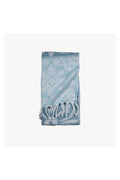 Pokoloko Quilted Turkish cotton towel with textured geometric weave