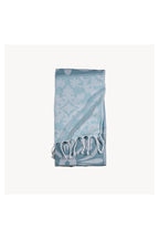 Pokoloko Quilted Turkish cotton towel with textured geometric weave