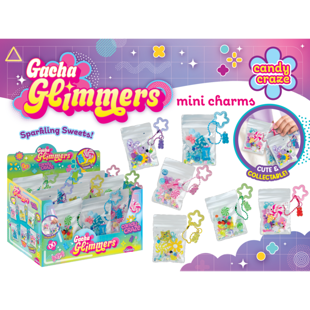 ORB Gacha Glimmers Candy Craze collectible charm