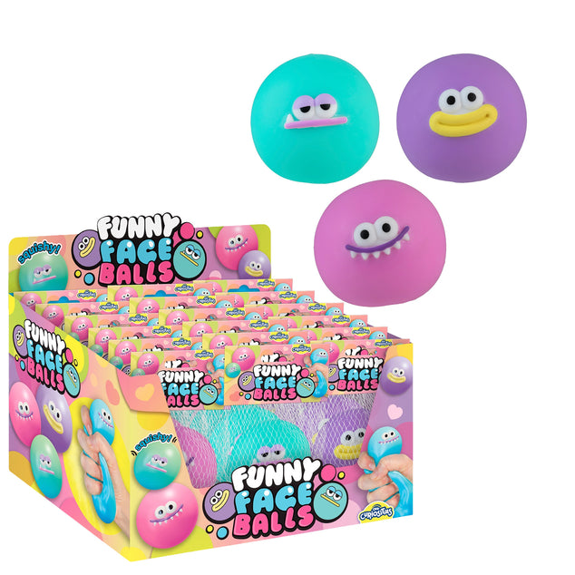 ORB Curiosities Funny Faces Balls sensory toy