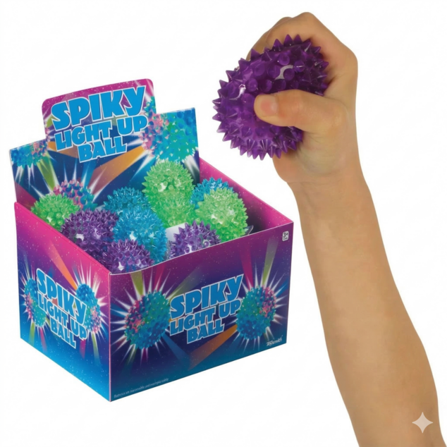 Toysmith Flashing Spiky Ball