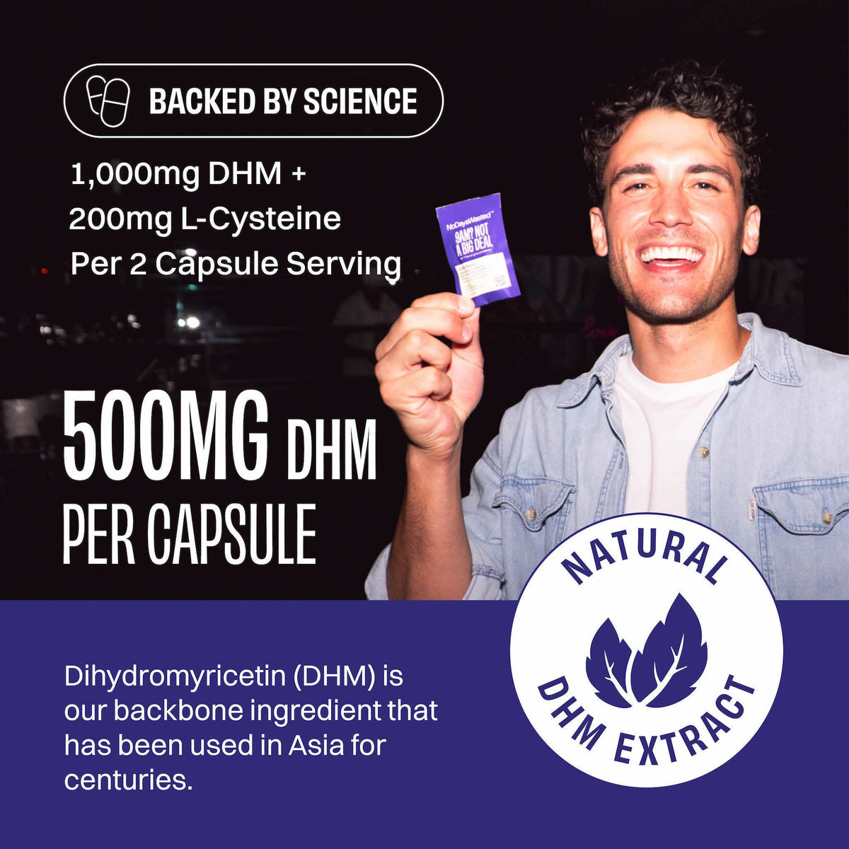 DHM Detox Recovery Blend 2 Capsule Pack Herbal Supplement
