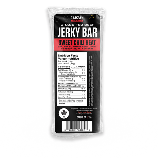 Carzan Sweet Chili Heat Jerky Bar