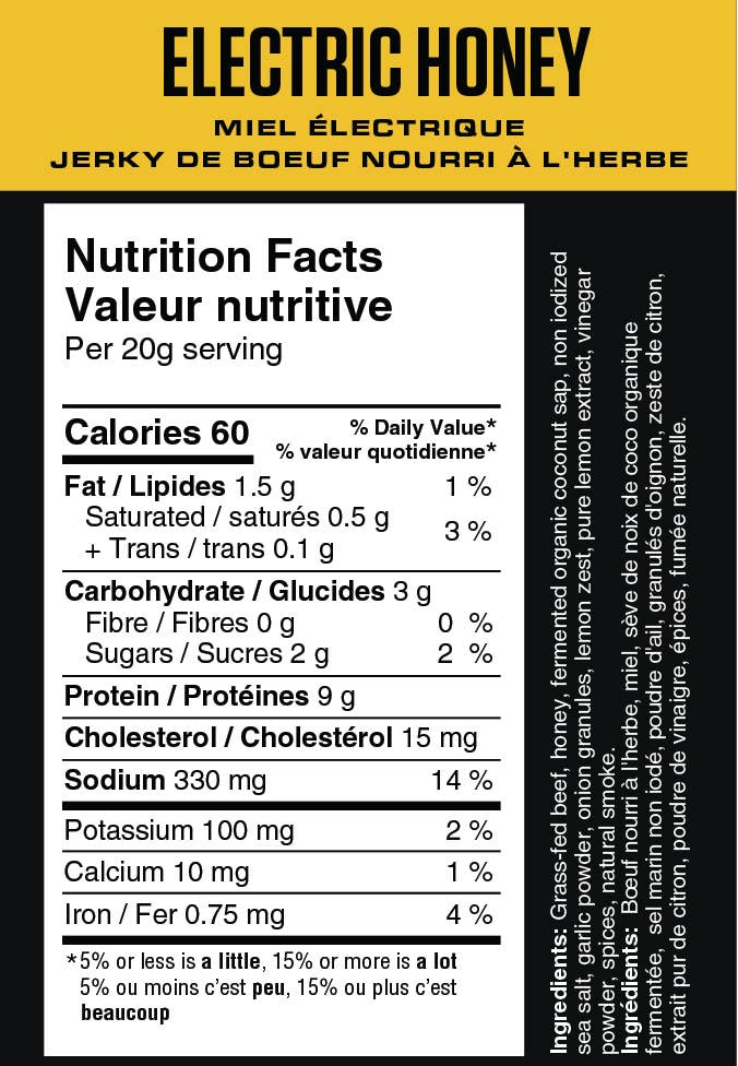 Carzan Electric Honey Beef Jerky