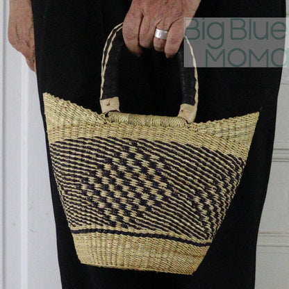 Big Blue Moma U Shopper Small - Natural Palette